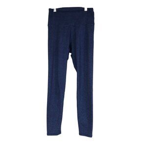BARRE 3 - WOMEN'S MEDIUM - BLUE POLYESTER BLEND LEGGINGS PANTS